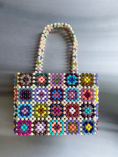 Big Bright Granny Square Mist Bag