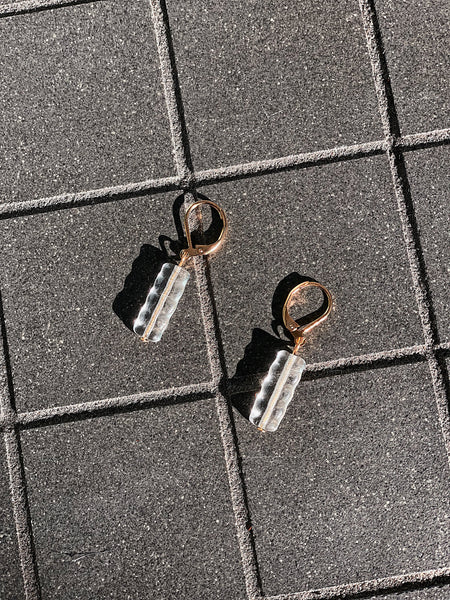 Crystal Antique Bead Earrings