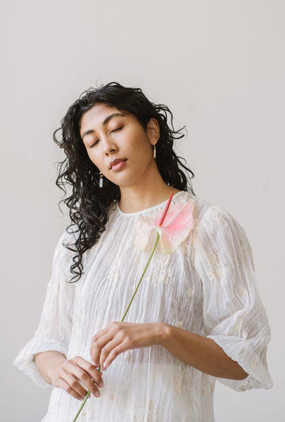 Crystal Antique Bead Earrings