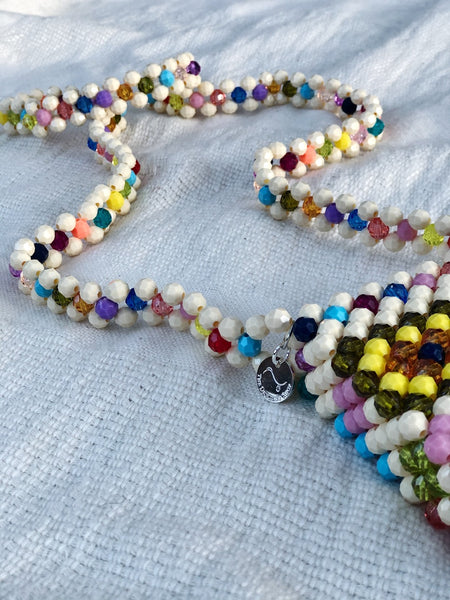 Granny Square Beaded Cellphone Bag