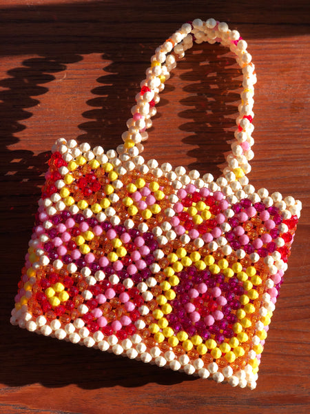 Sunset Granny Square Mist Bag