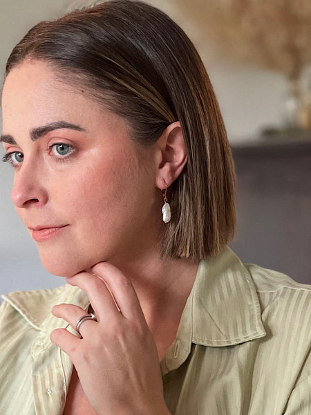 Small Pearl Earrings