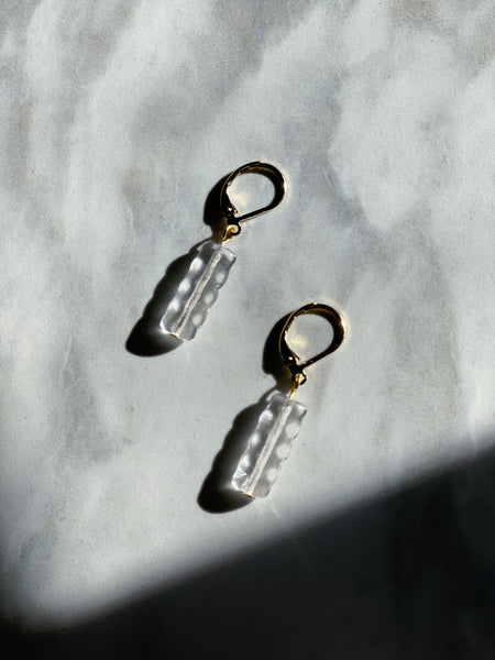 Crystal Antique Bead Earrings