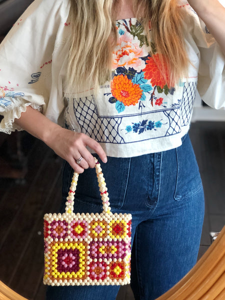 Sunset Granny Square Mist Bag