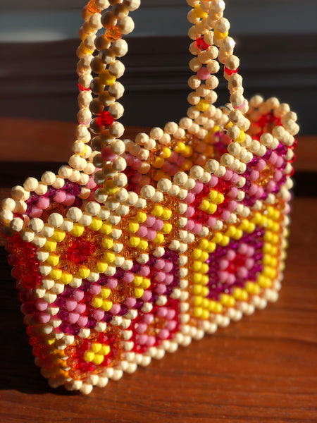 Sunset Granny Square Mist Bag