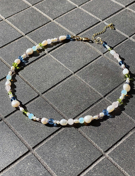 Pearl and Pastel Necklace