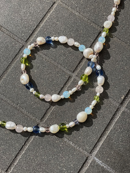 Pearl and Pastel Necklace